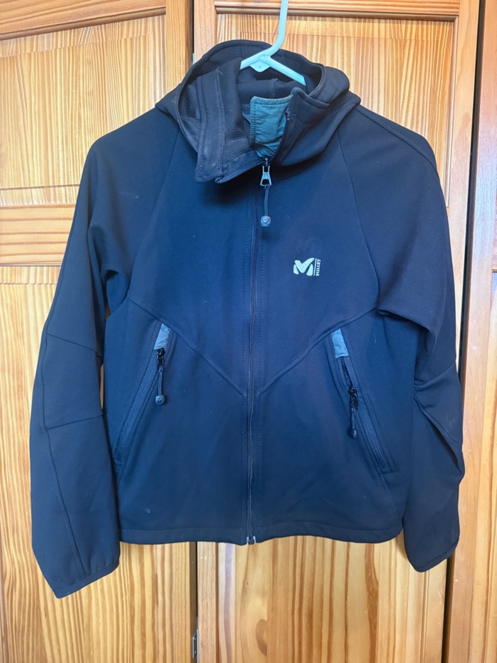 Millet Black Softshell Ski Jacket with Hood